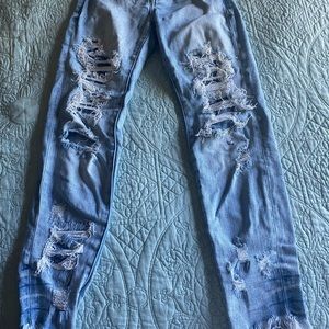 KanCan Distressed Jeans. Womens/Juniors Size 23. Mid rise, ankle, skinny